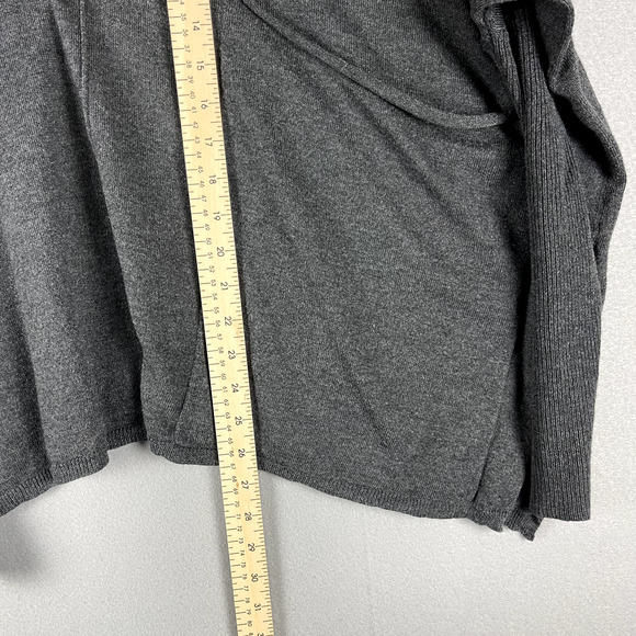 Kerisma Oversized Sweater Womens Small Medium Gray V-Neck Lagenlook Relaxed Boho - Picture 11 of 16